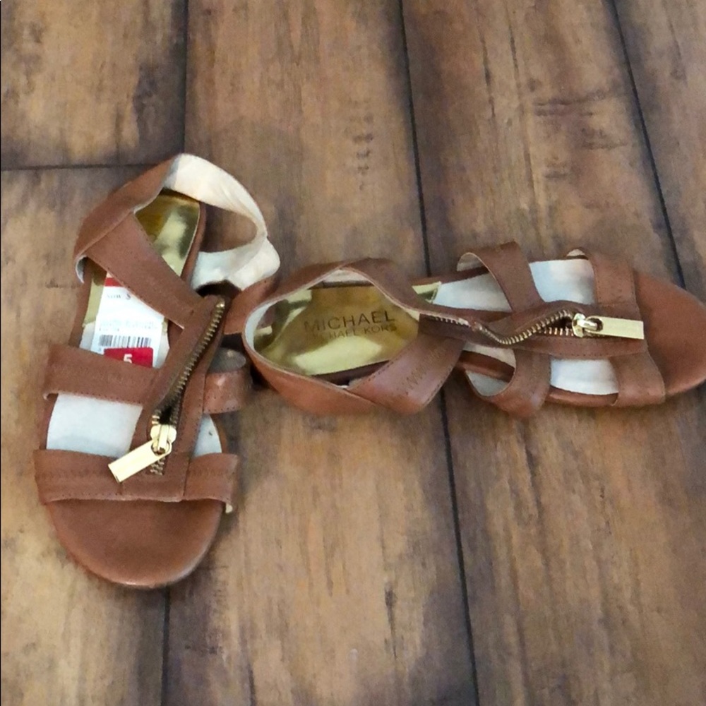 Michael Kors zip up sandals